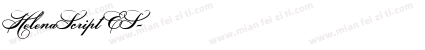 HelenaScript ES字体转换